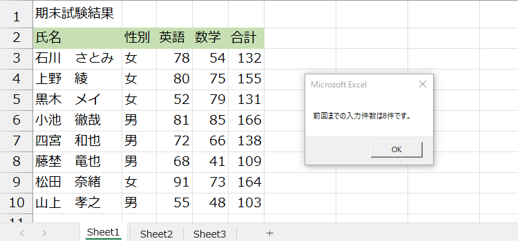 Worksheet_Activateイベント